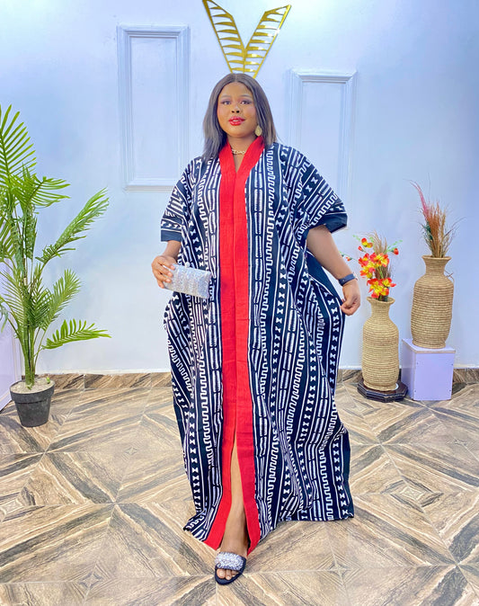 WANDE- Handmade Ankara Kaftan- Women Agbada Dress, Danshiki Dress-African Clothing For Women, Danshiki Gown