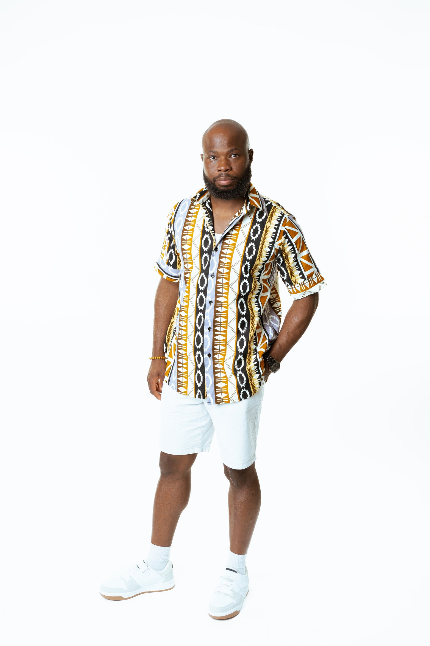 AYO ANKARA SHORT SLEEVE SHIRT