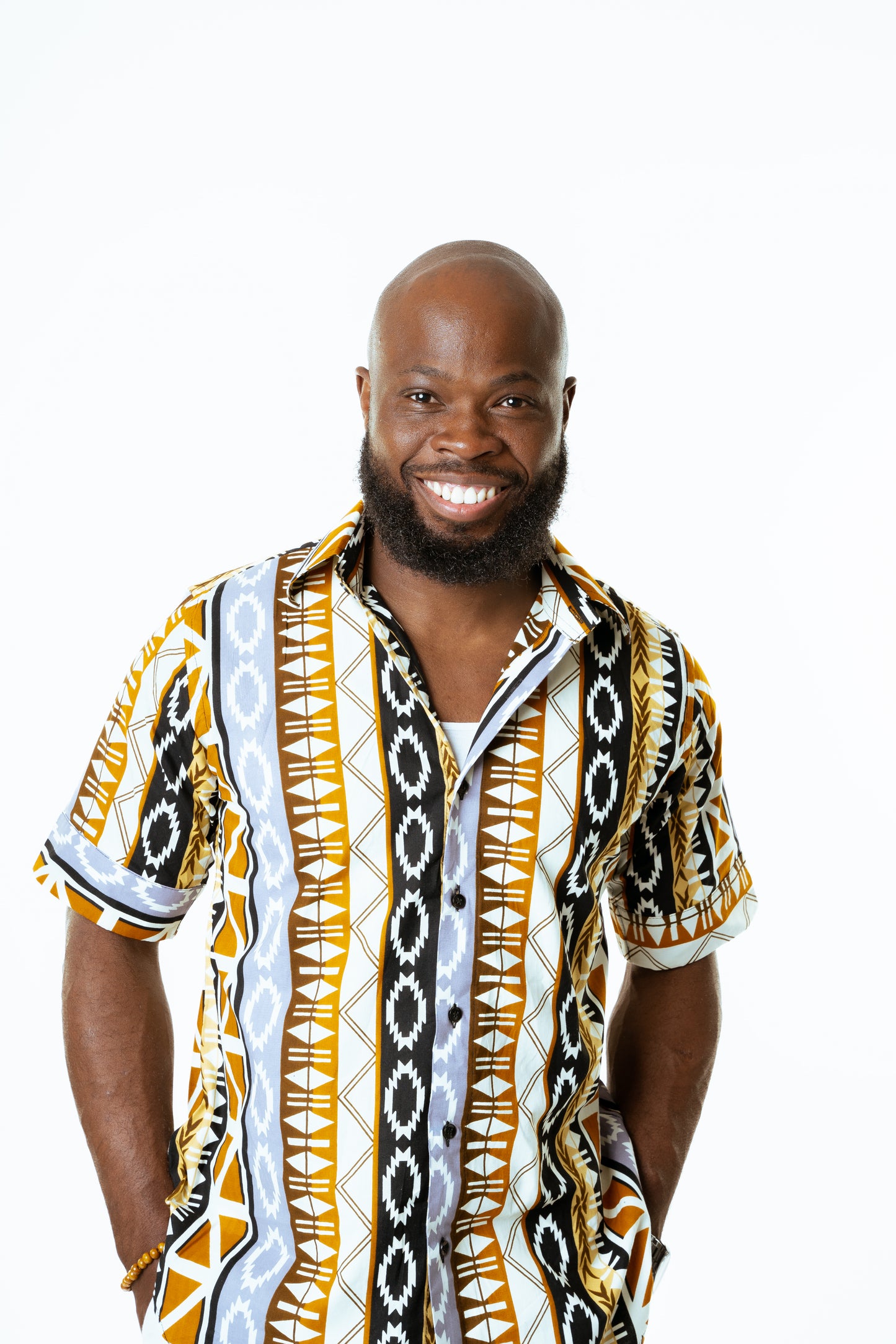 AYO ANKARA SHORT SLEEVE SHIRT