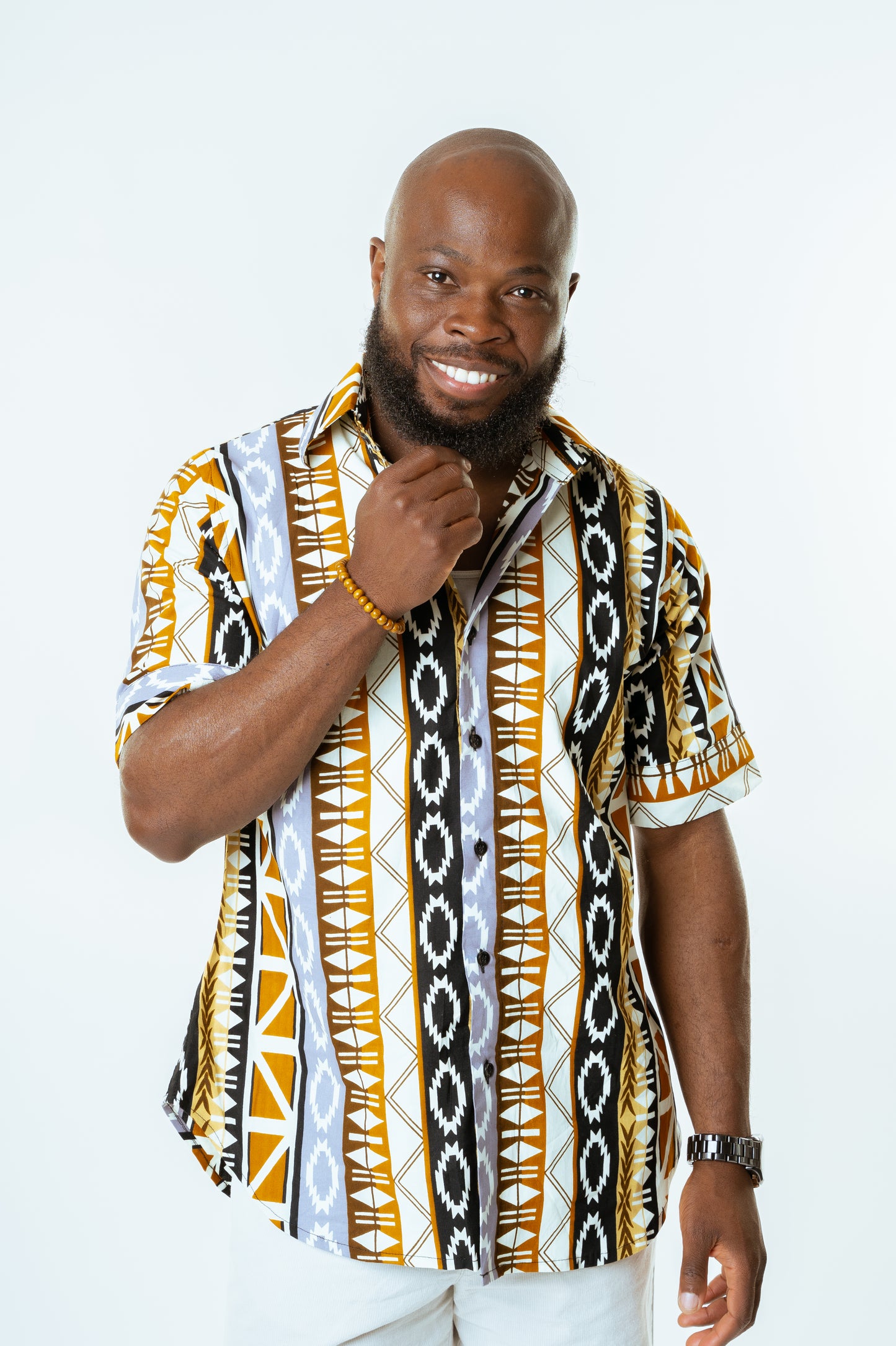 AYO ANKARA SHORT SLEEVE SHIRT