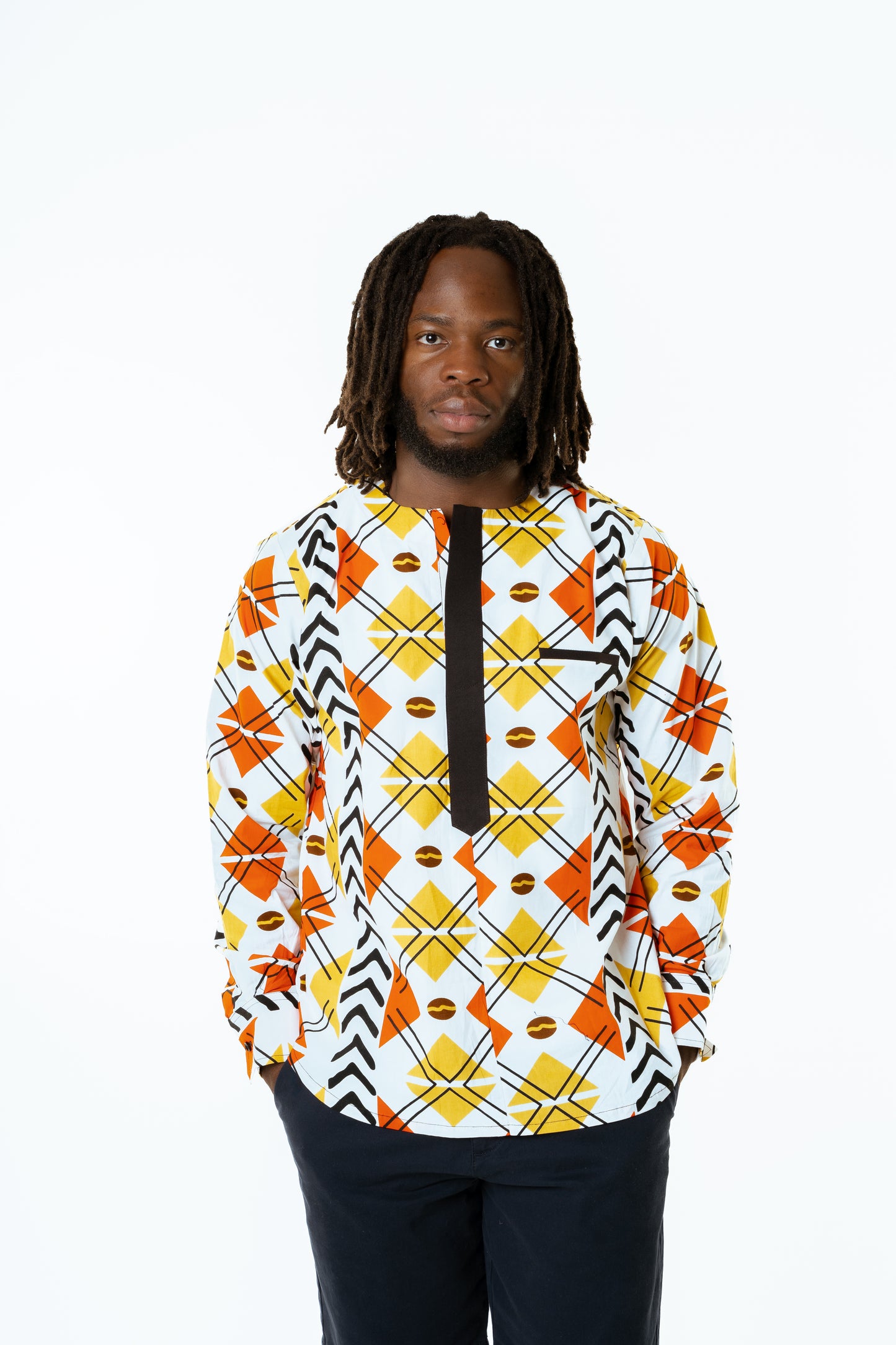 OLU ANKARA LONG SLEEVE SHIRT