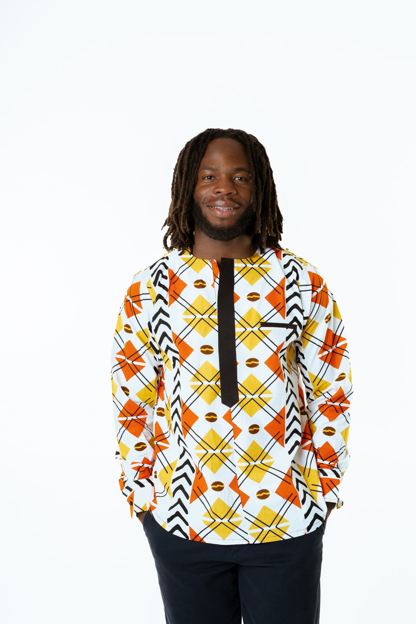 OLU ANKARA LONG SLEEVE SHIRT