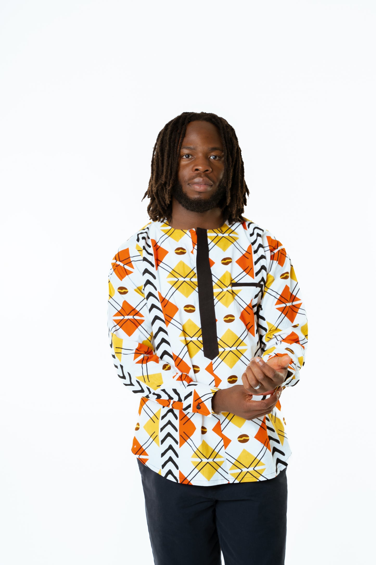 OLU ANKARA LONG SLEEVE SHIRT