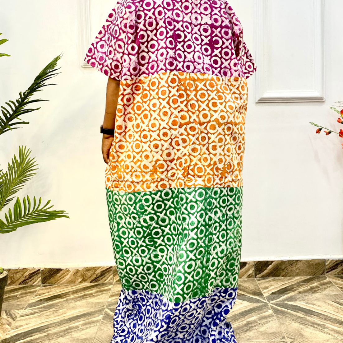 IYABO Handmade Adire Kaftan