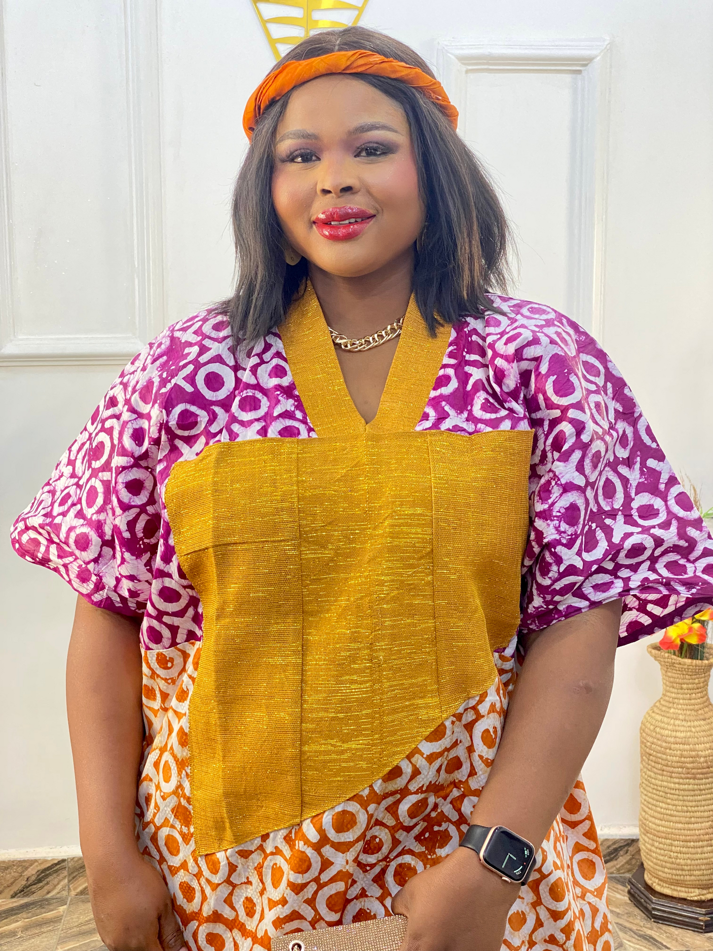 IYABO Handmade Adire Kaftan