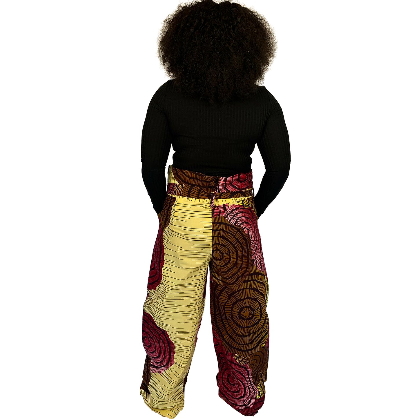 HABIBA HIGH WAISTED PALLAZO PANT  WITH DETACHABLE BELT - House of Jahzara