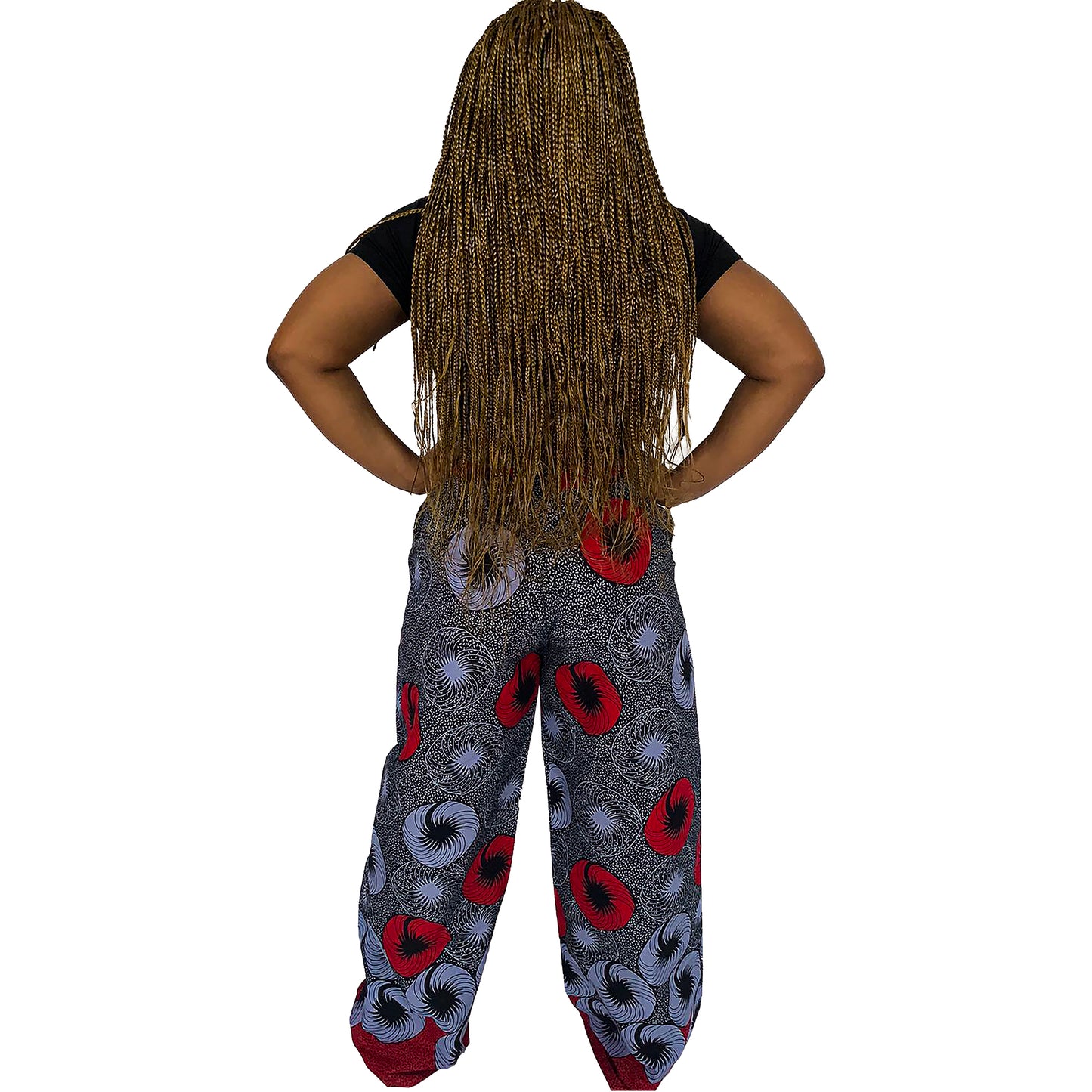 AMEENAH AFRICAN PRINT WIDE LEG PANT - House of Jahzara