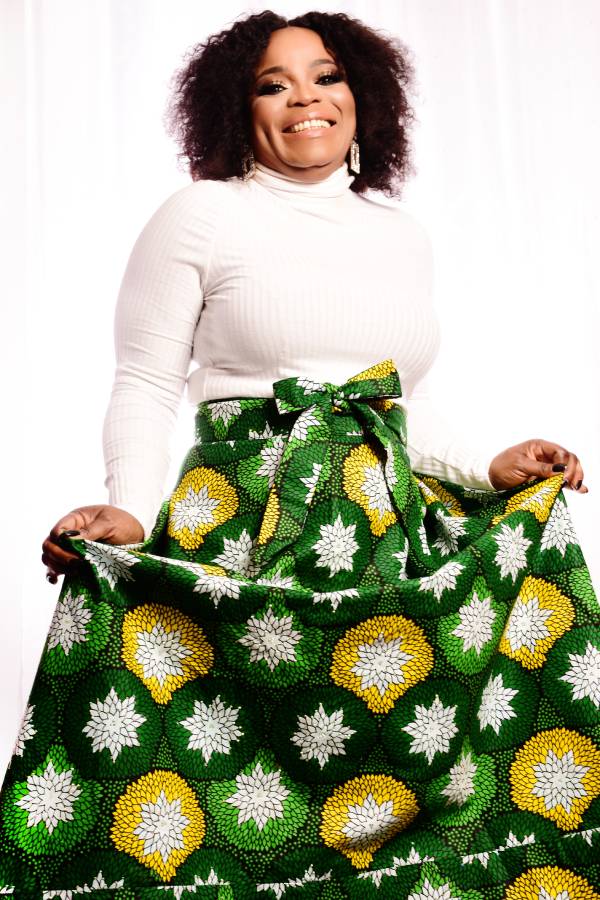 AYABA EMBELLISHED AFRICAN PRINT WRAP SKIRT - House of Jahzara