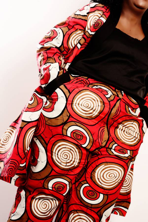 NOMBLE AFRICAN PRINTS KIMONO AND TROUSER SET - House of Jahzara