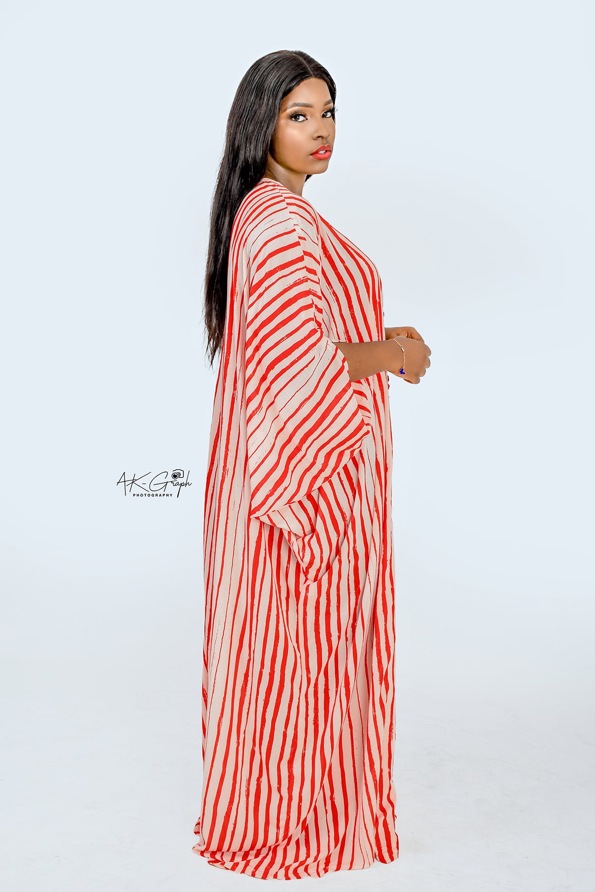 IDIA BUTTON DOWN MAXI KAFTAN - House of Jahzara