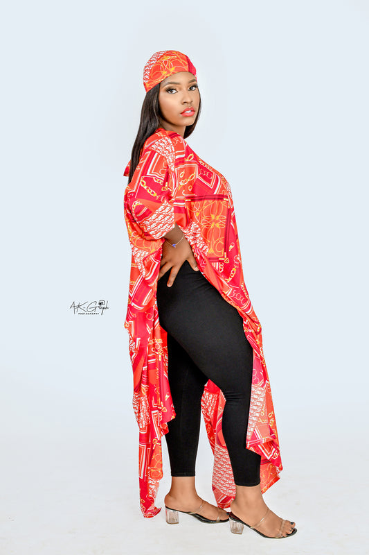 AMINA BOUBOU WITH SIDE SLIT - House of Jahzara