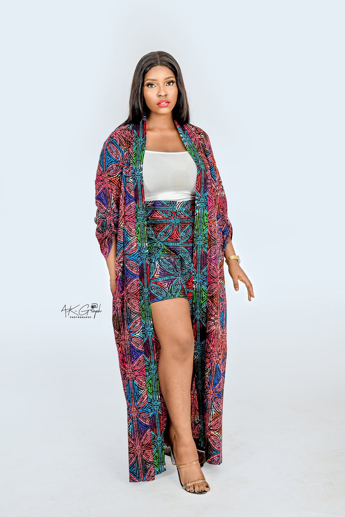 MAKEDA KIMONO SHORT SET - House of Jahzara