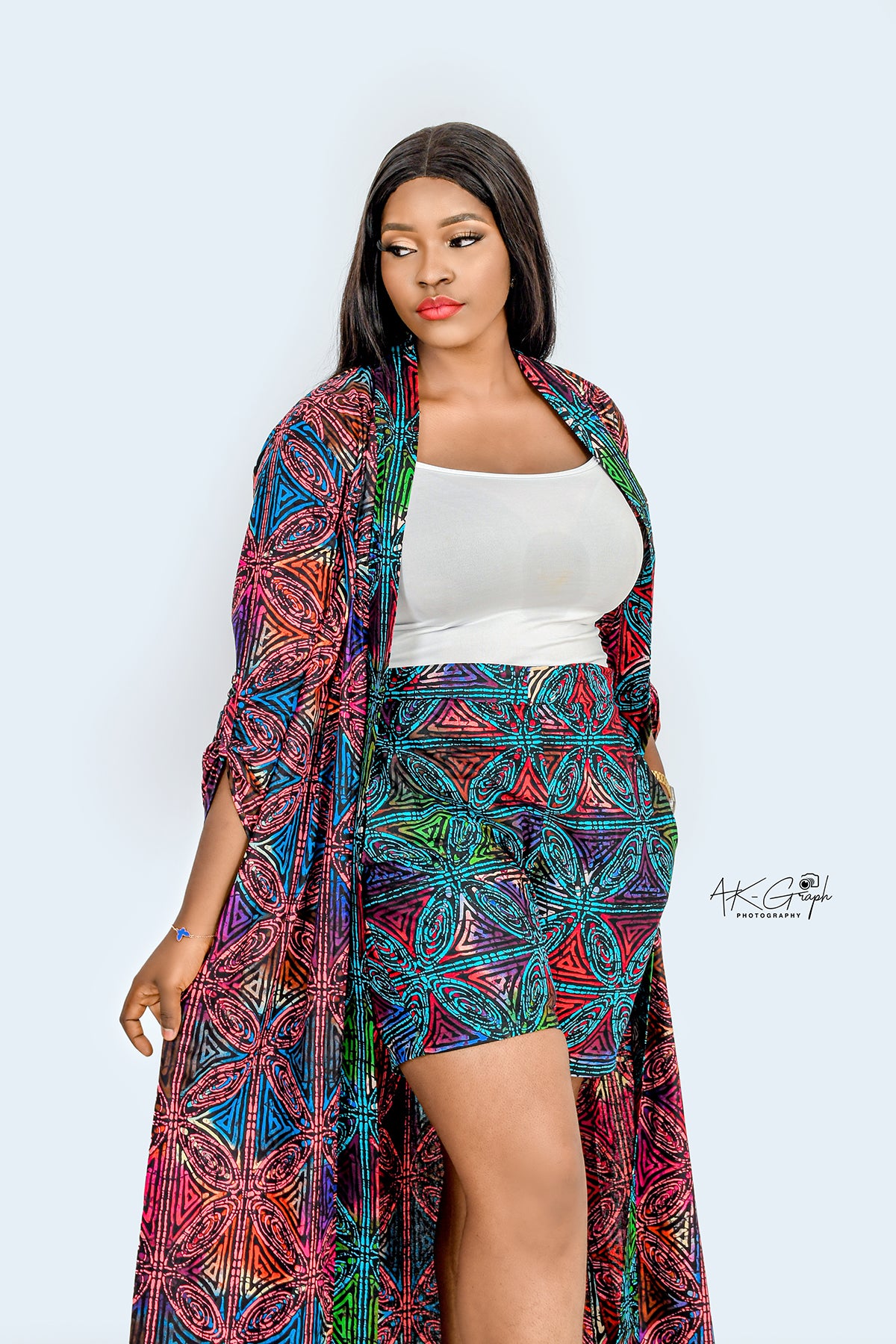 MAKEDA KIMONO SHORT SET - House of Jahzara