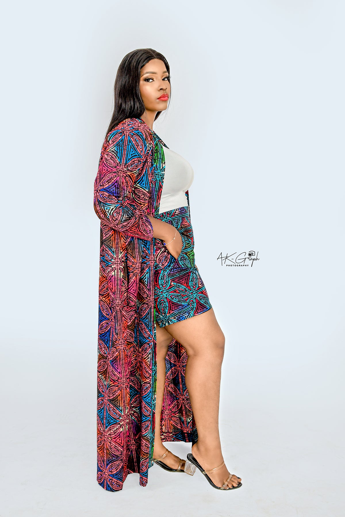 MAKEDA KIMONO SHORT SET - House of Jahzara