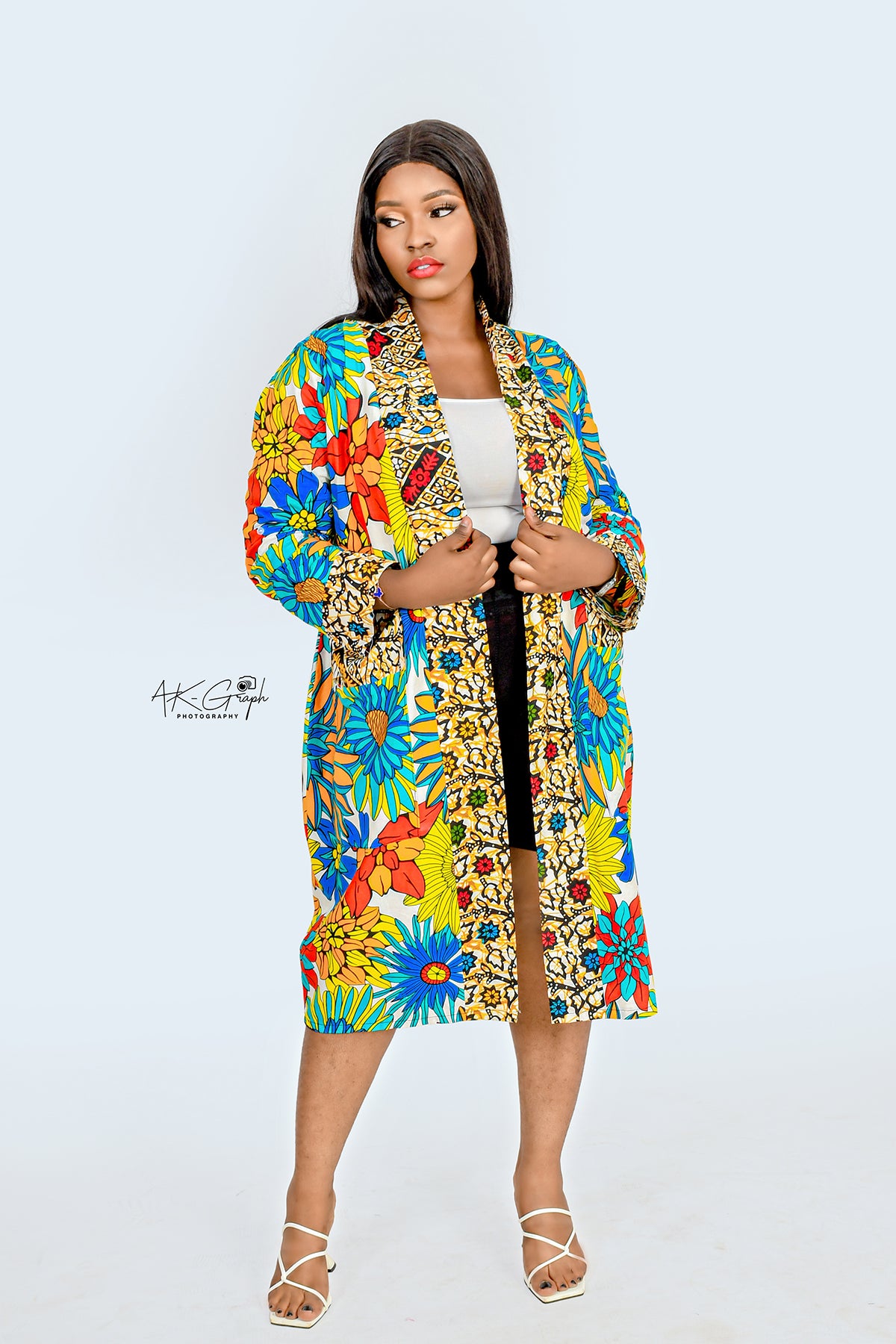 NZINGA OPEN FRONT DUSTER KIMONO - House of Jahzara