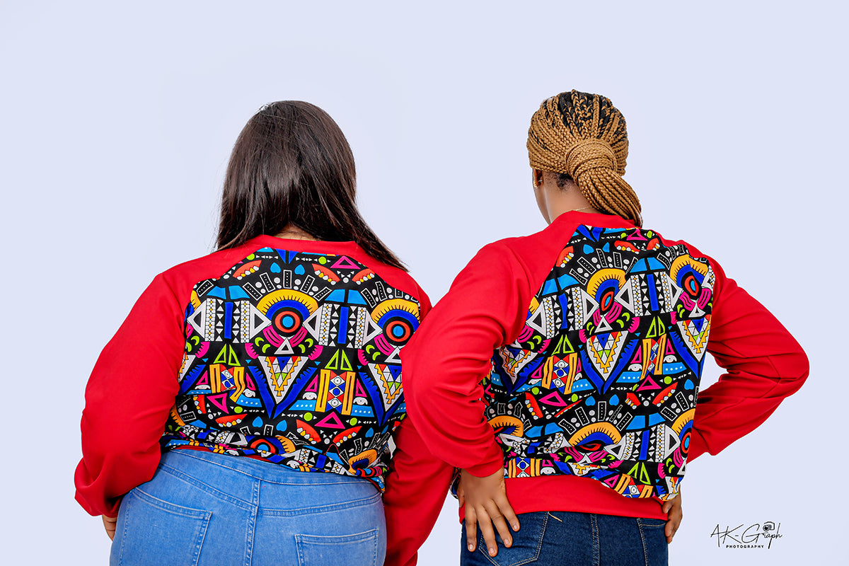 HASINA ANKARA SWEATSHIRT - House of Jahzara