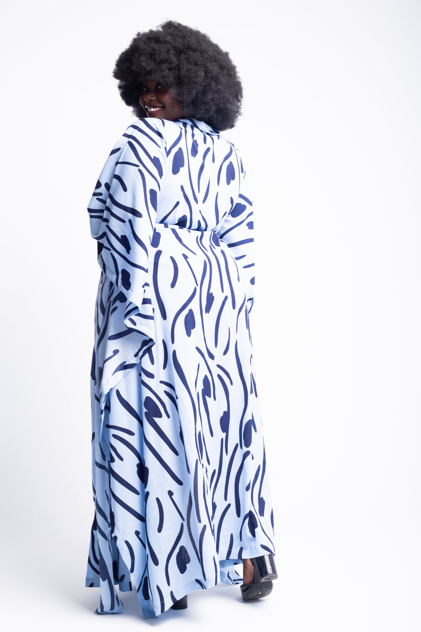 TITILAYO  KIMONO STYLE DRESS - House of Jahzara