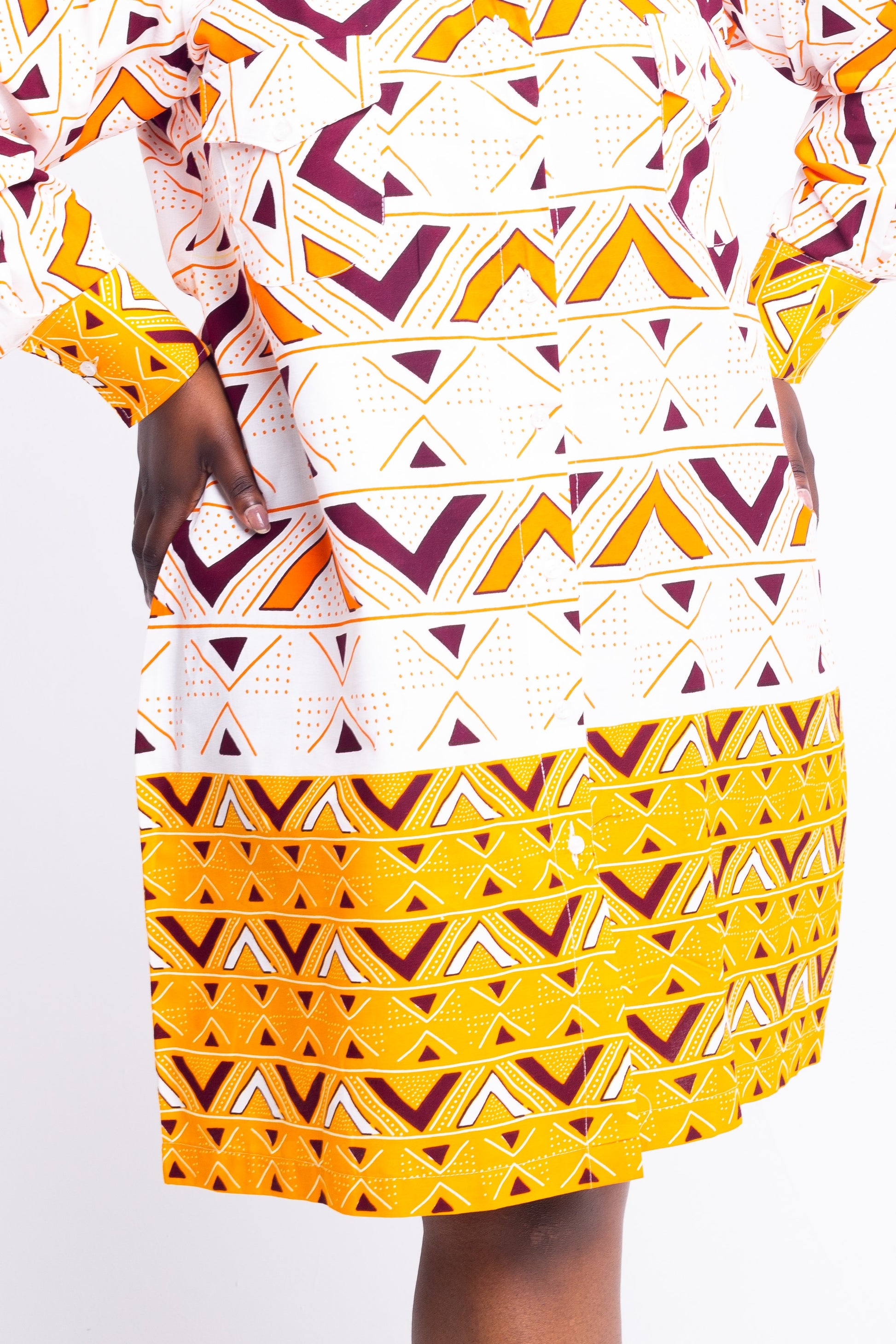 NKECHI SHIRT DRESS - House of Jahzara