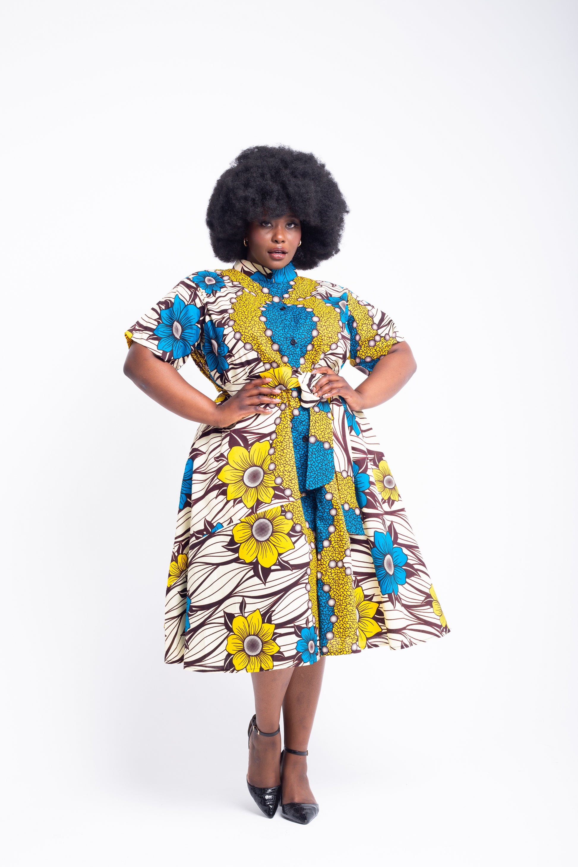 AYOMIDE ANKARA DRESS - House of Jahzara