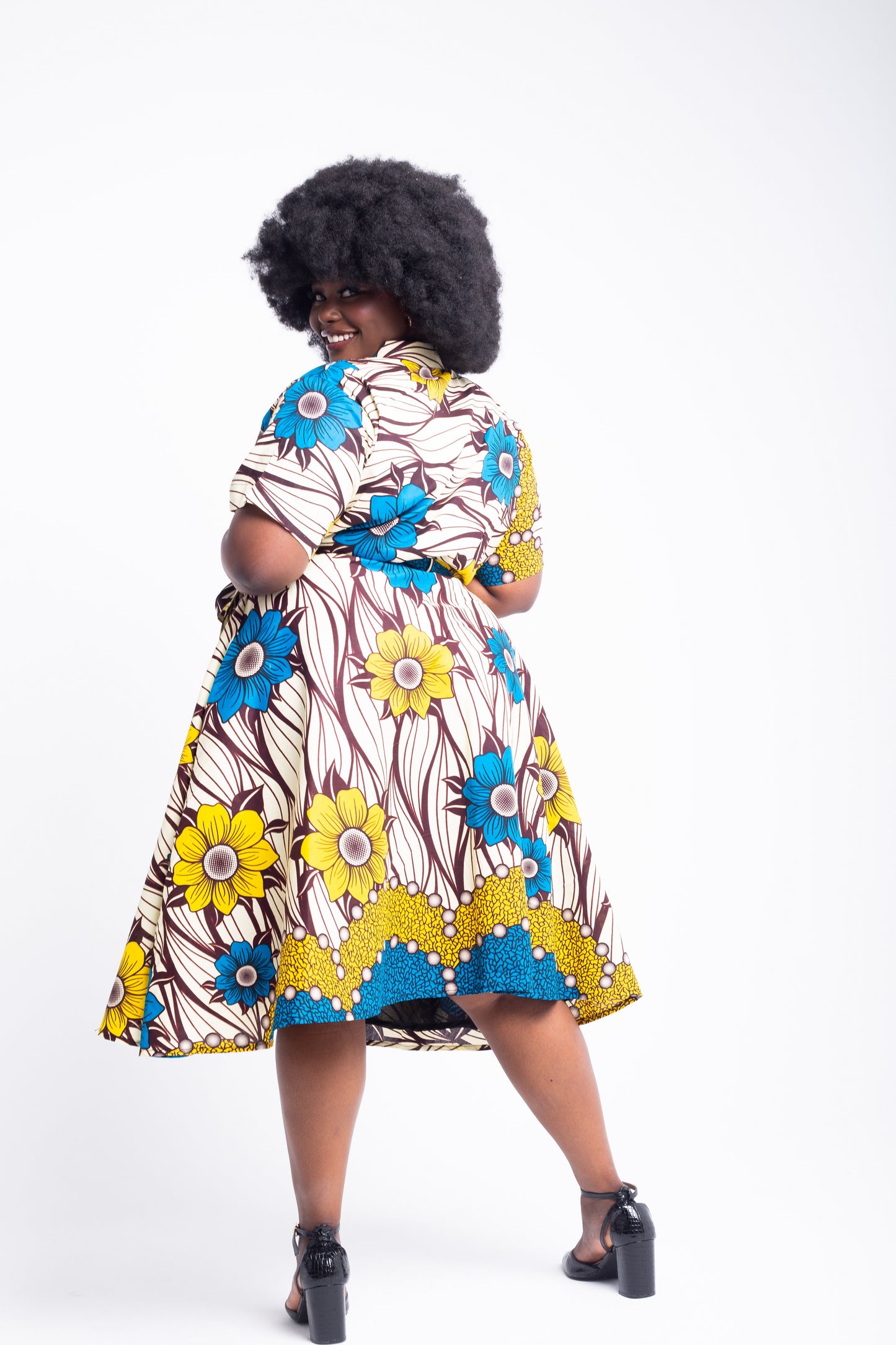 AYOMIDE ANKARA DRESS - House of Jahzara