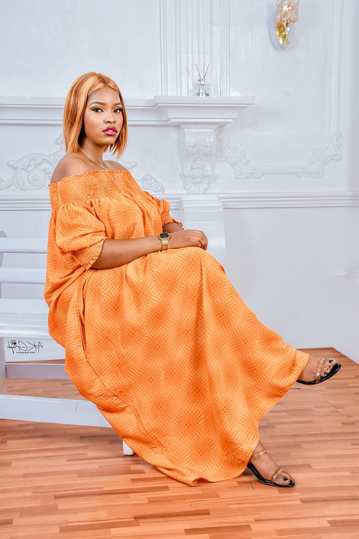 MINA OFF SHOULDER MAXI DRESS - House of Jahzara